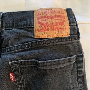 🌺 Black Levi 510 Jeans, Sz W30 L3 ☀️